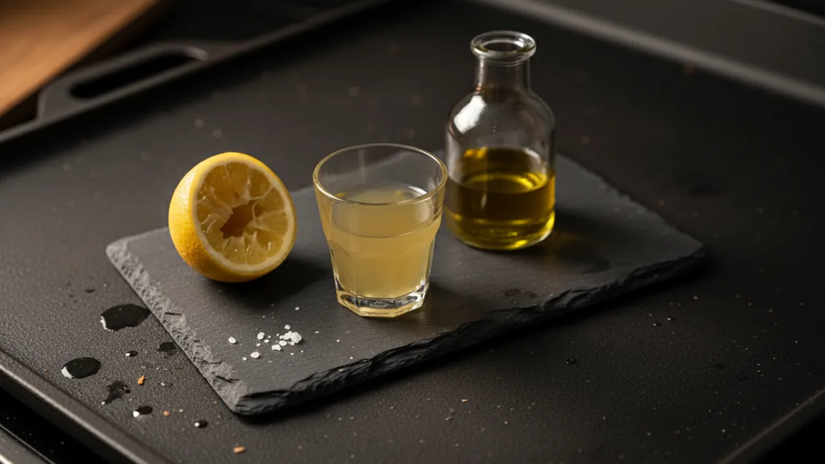 The Viral Olive Oil and Lemon Shot, Made Right