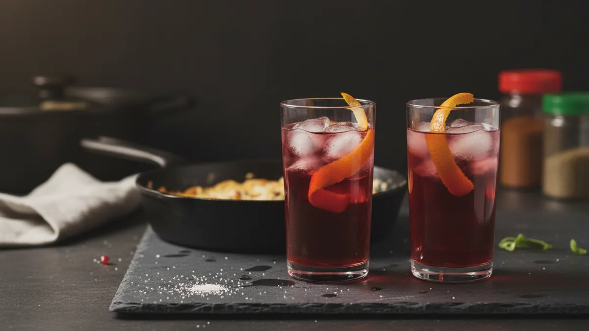 Pomegranate Orange Spritz