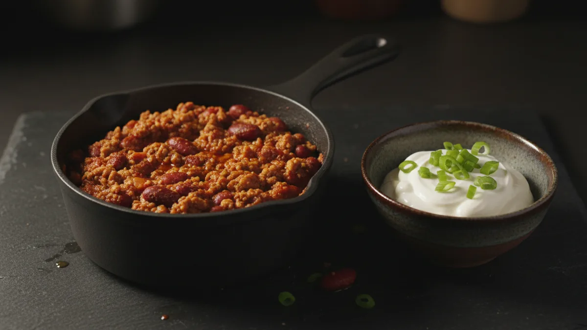 Small-Pot Turkey Chili