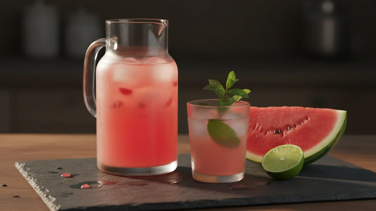 Watermelon Agua Fresca, Rind and All
