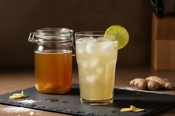 Homemade Ginger Lime Soda — Drinks