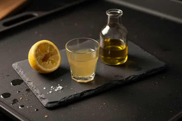 The Viral Olive Oil and Lemon Shot, Made Right — Drinks