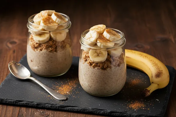 Overnight Banana Oats for the Early Shift — Breakfast