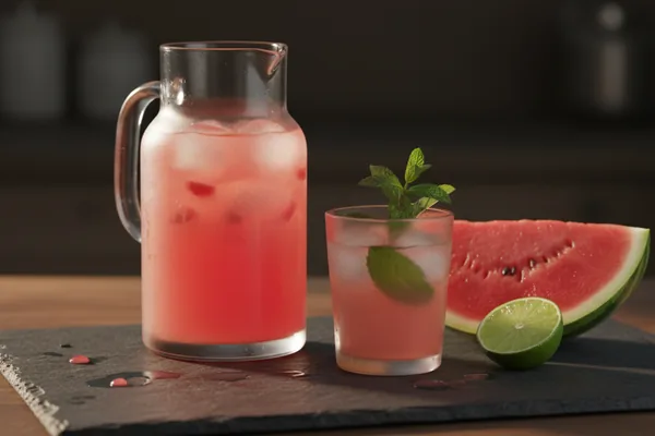 Watermelon Agua Fresca, Rind and All — Drinks